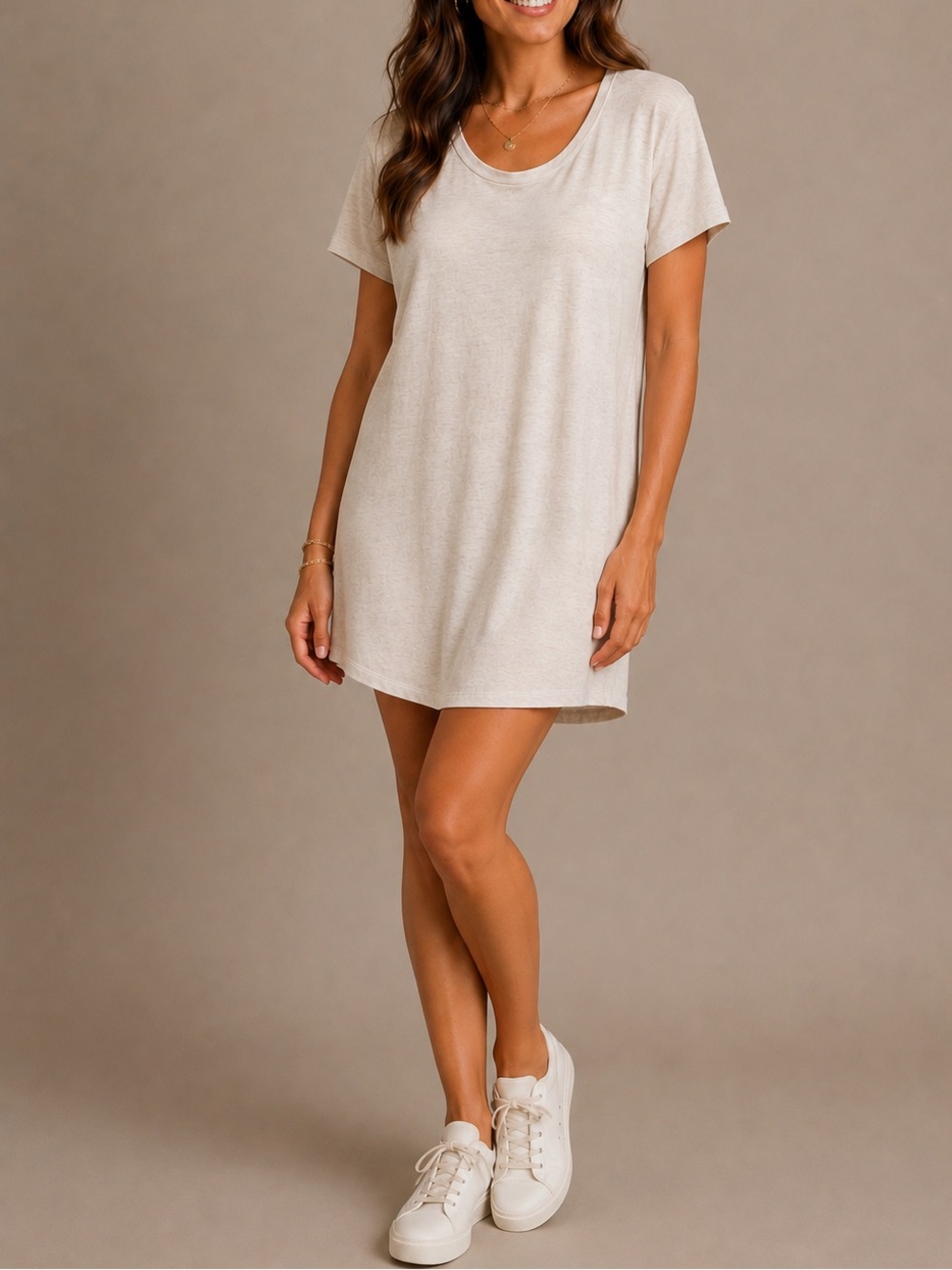 Monrow Linen Rayon Women's Mini Shirt Dress Small